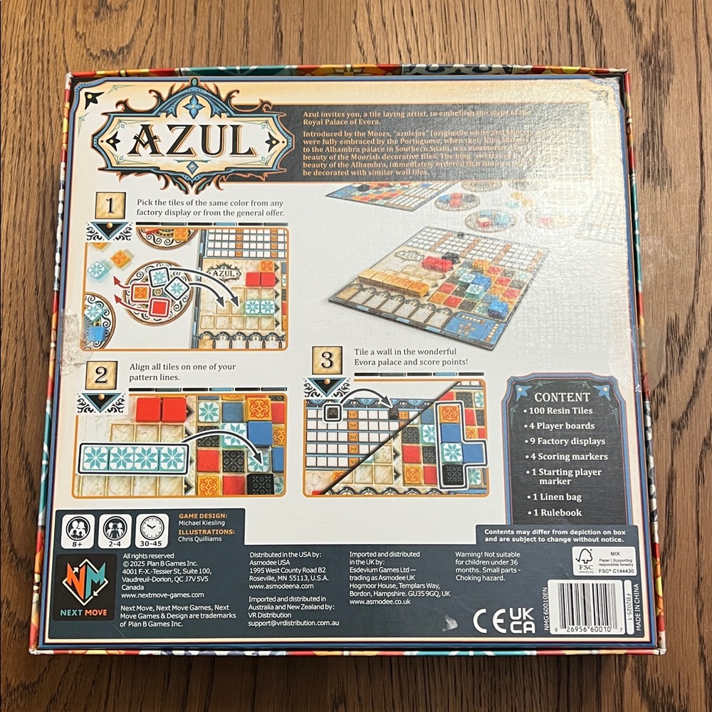 Azul A Game by Michael Kiesling - Picture 7 of 9